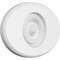 Ekena Millwork Standard Dalton Bullseye Rosette With Rounded Edge, 8"W x 5 1/4"H x 1/2"P ROSP080X053X050DAL04 - alternate 1